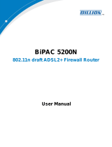 Billion BiPAC 5200N User manual