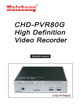 Meicheng CHD-PVR80G Owner's manual
