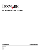 Lexmark Pro900 Series User manual