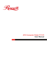 Rosewill ATX COMPUTER CASE R7439K User manual