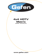 Gefen ex-tend-it 4x4 HDTV Matrix User manual
