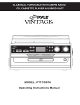 Pyle PTTCDS7U Operating Instructions Manual