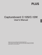 Plus C-12S, C-12W User manual