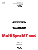 NEC MT1000 Owner's manual