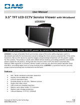 AAS LCD35SV User manual