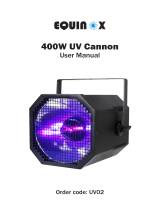 EQUINOX 400W UV Cannon User manual