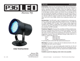 ADJ P36 LED User manual