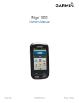 Garmin Edge 1000 GPS, EU Owner's manual