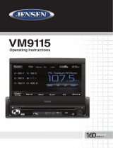 Jensen VM9115 Operating Instructions Manual