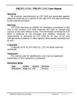 ICP DAS USA PROFI-2541 User manual
