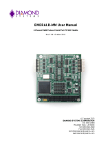 Diamond Systems Emerald-MM-4M User manual