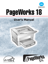 Minolta PageWorks Pro 18 User manual