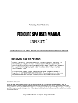 Infinity Pedicure Spa User manual