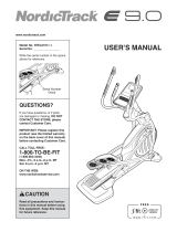 Pro-Form E 9.0 User manual