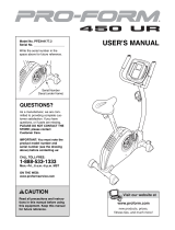 Pro-Form 450 Ur Bike User manual