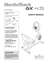 NordicTrack NORDICTRACK GX 4.5 User manual
