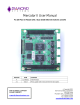 Diamond Systems Mercator II LAN & DIO Module User manual