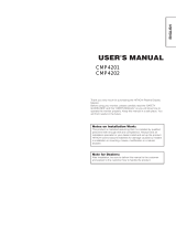 Hitachi CMP4201 User manual