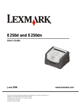 Lexmark 250d - E B/W Laser Printer User manual