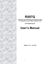 BCM RX87Q User manual