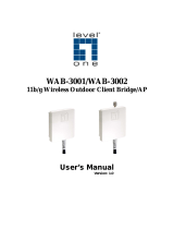 LevelOne WAB-3001 User manual