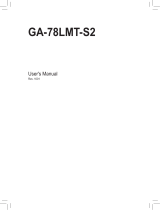 Gigabyte GA-78LMT-S2 User manual