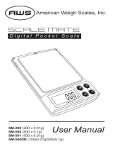 AWS SCALE MATE SM-500DR User manual