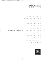 JBL VRX915S Owner's manual