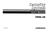 ADEMCO Vista-20 User manual
