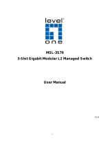LevelOne MSL-3S79 User manual