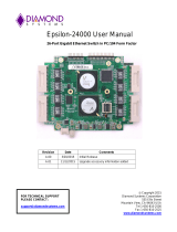Diamond Systems Epsilon-24000 26-Port Gigabit User manual