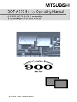 Mitsubishi Electric GOT-A900 Series User manual