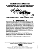 GTO /PRO SW-3200 Installation guide