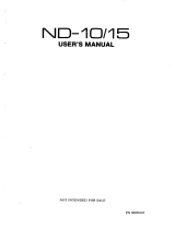 Star Micronics ND-10 User manual