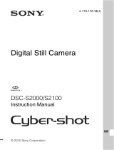 Sony DSC-S2000 Operating instructions
