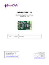 Diamond Systems DS-MPE-GE210 User manual