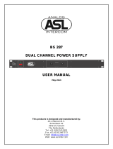 ASL INTERCOM BS 287 User manual