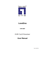 LevelOne KVM-9007 User manual