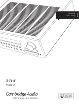 Cambridge Audio Azur 751R V1/V2 Owner's manual