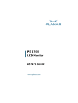 Planar PE1700 User manual