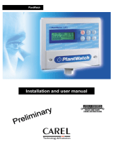 Carel PlantWatch Installation and User Manual