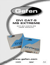 Gefen EXT-DVI-CAT5-MS Owner's manual