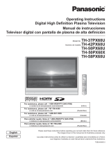 Panasonic TH 50PX60U User manual