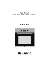 Baumatic BO638.6SS - 33710335 User manual