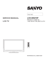 Sanyo LCD-46XZ10FH User manual
