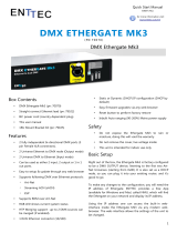 Enttec DMX ETHERGATE MK3 Quick start guide