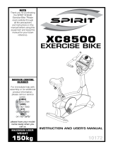 Spirit XC8500 Instruction And User's Manual