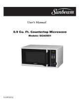 Sunbeam Microwave Oven SGA9901 User manual