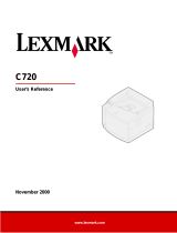 Lexmark C720 SERIES User manual