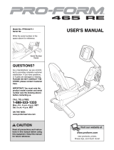 Pro-Form 5.0 R User manual